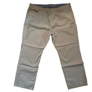 LL Bean mens standard fit chino khaki pants, size 42x29